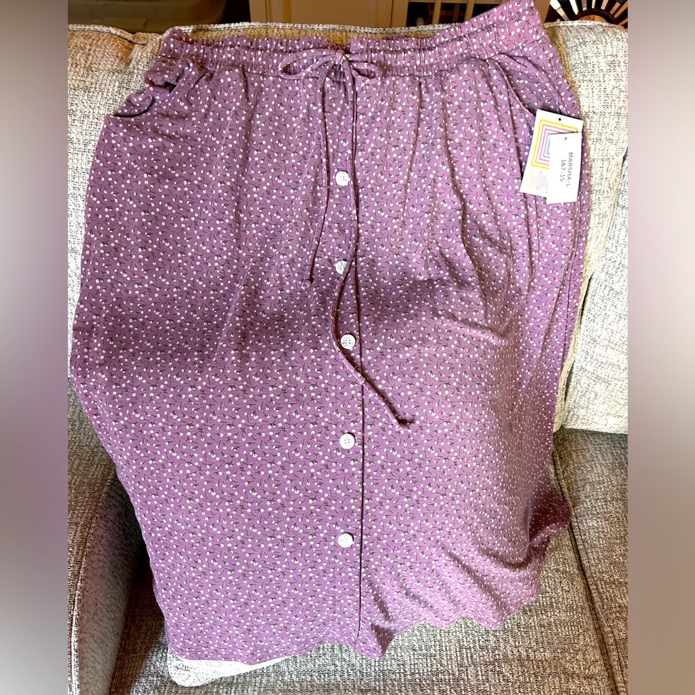 LuLaRoe Marsha Skirt, L , draw string waist